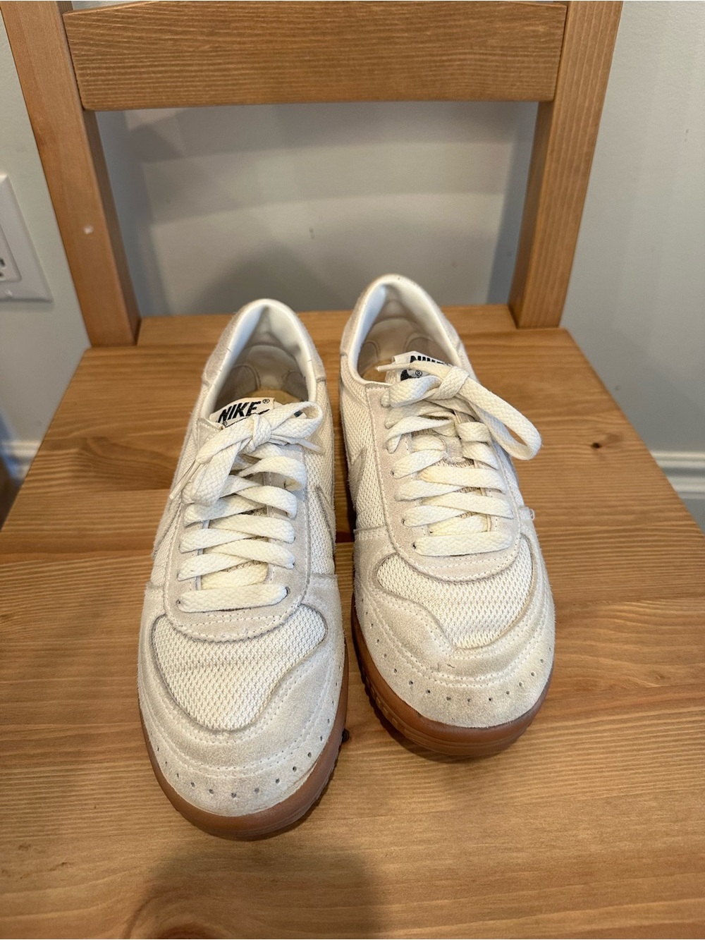 Rare Vintage Nike Low-Top Sneakers with Gum Sole